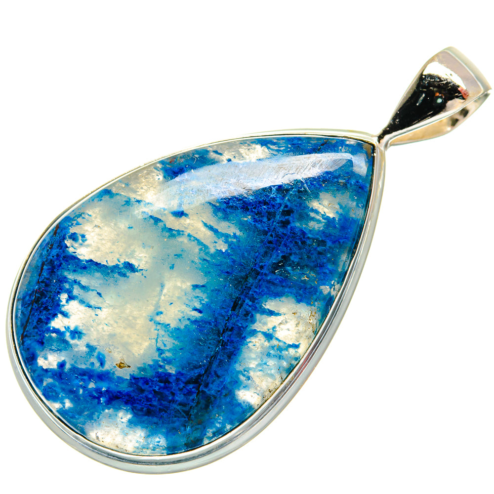 Chrysocolla In Quartz Pendants handcrafted by Anasilvercos - PD22416
