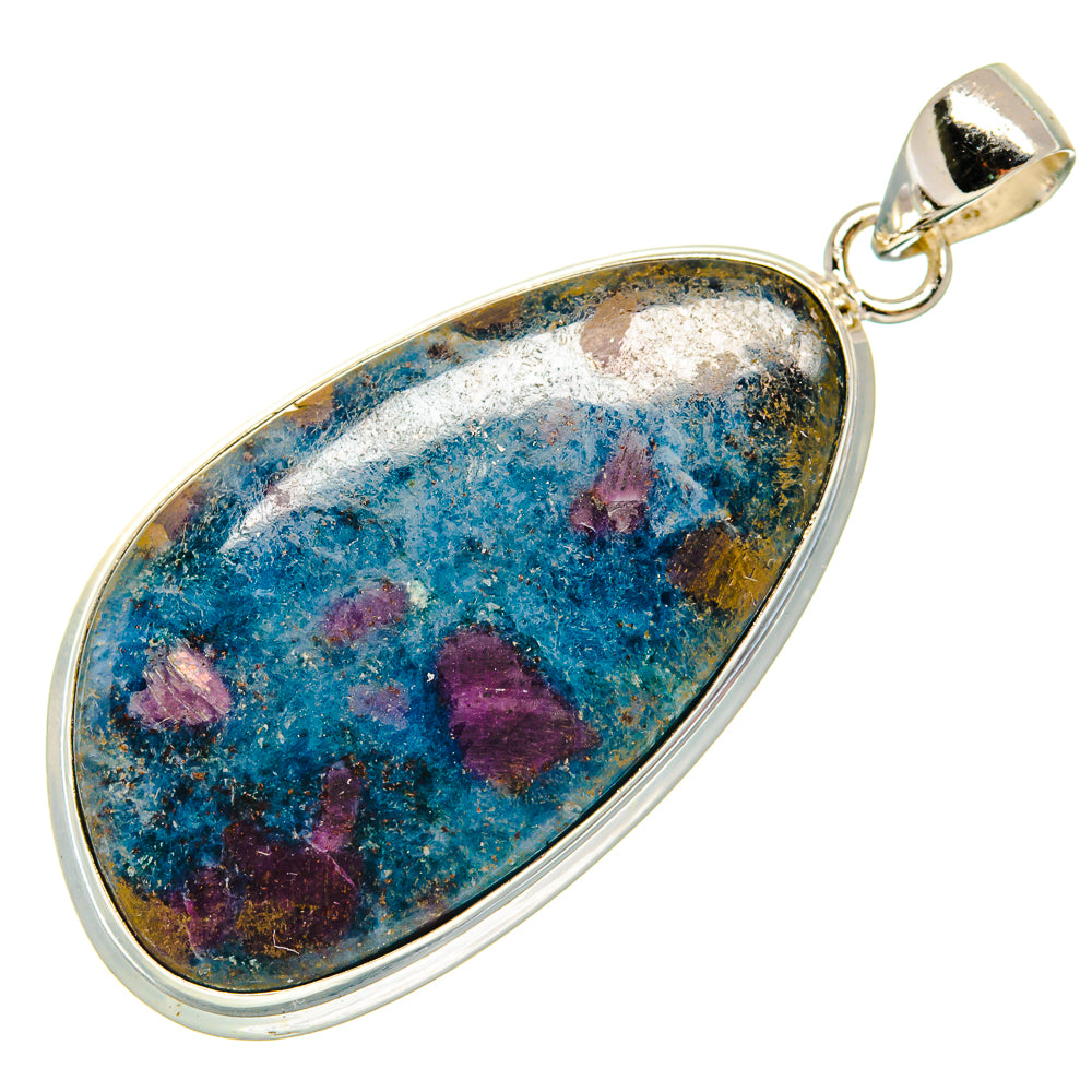 Ruby Fuchsite Pendants handcrafted by Anasilvercos - PD22418 - Photo 2