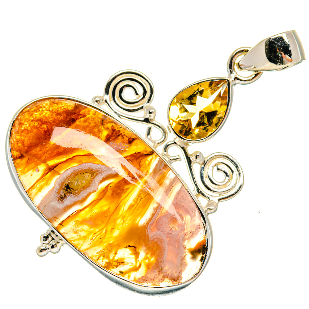 Ocean Jasper Pendants handcrafted by Anasilvercos - PD22476 - Photo 2