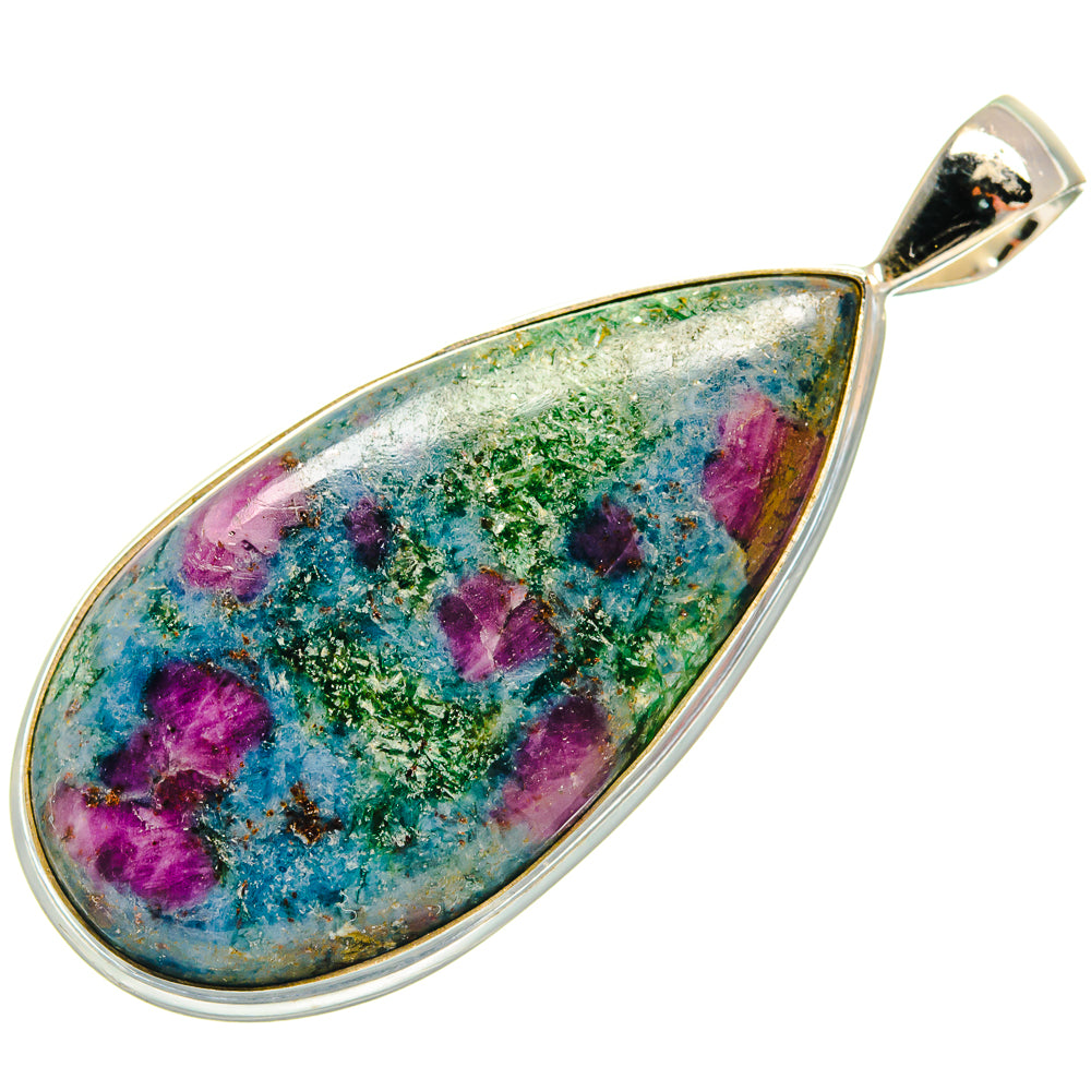 Ruby Fuchsite Pendants handcrafted by Anasilvercos - PD22479