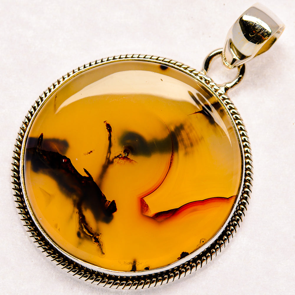 Montana Agate Pendants handcrafted by Anasilvercos - PD22506 - Photo 2