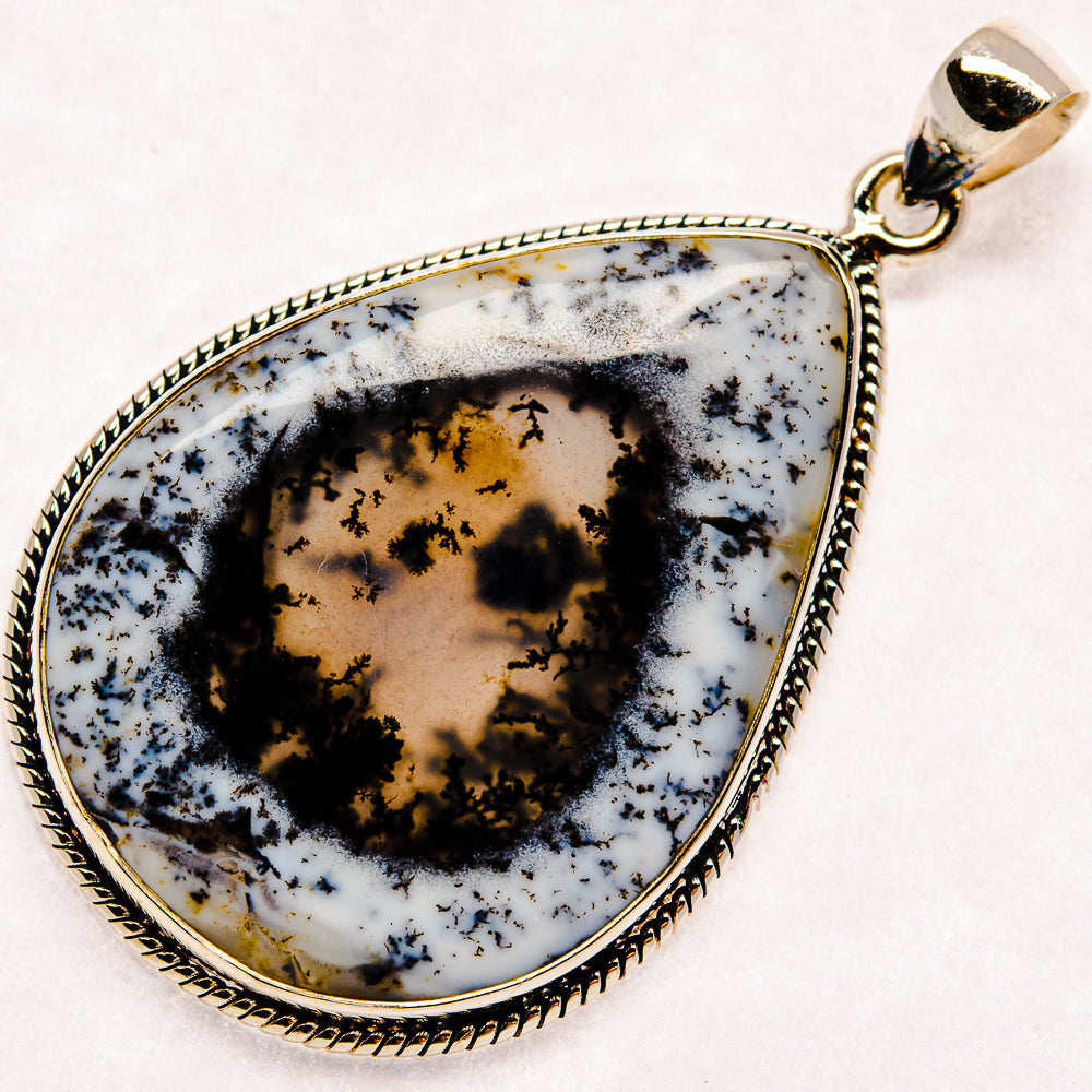 Dendritic Opal Pendants handcrafted by Anasilvercos - PD22509