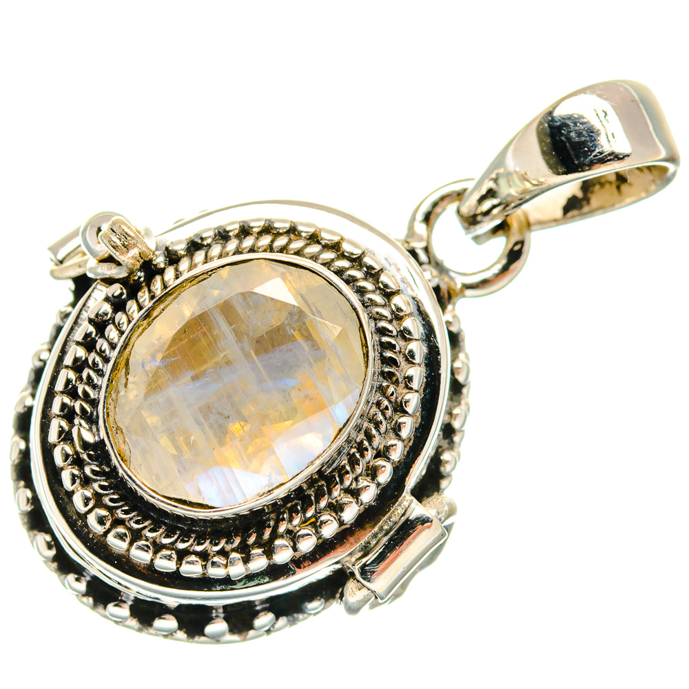 Rainbow Moonstone Pendants handcrafted by Anasilvercos - PD22515 - Photo 2