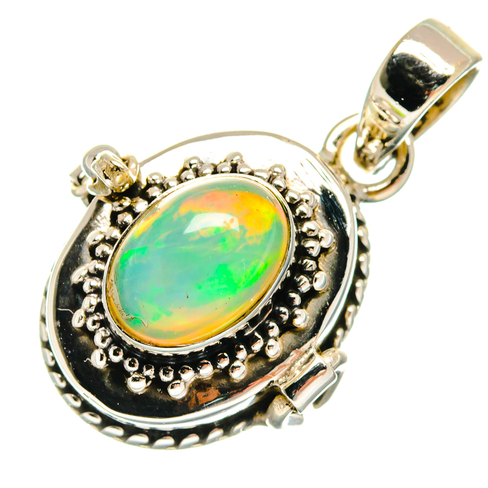 Ethiopian Opal Pendants handcrafted by Anasilvercos - PD22516