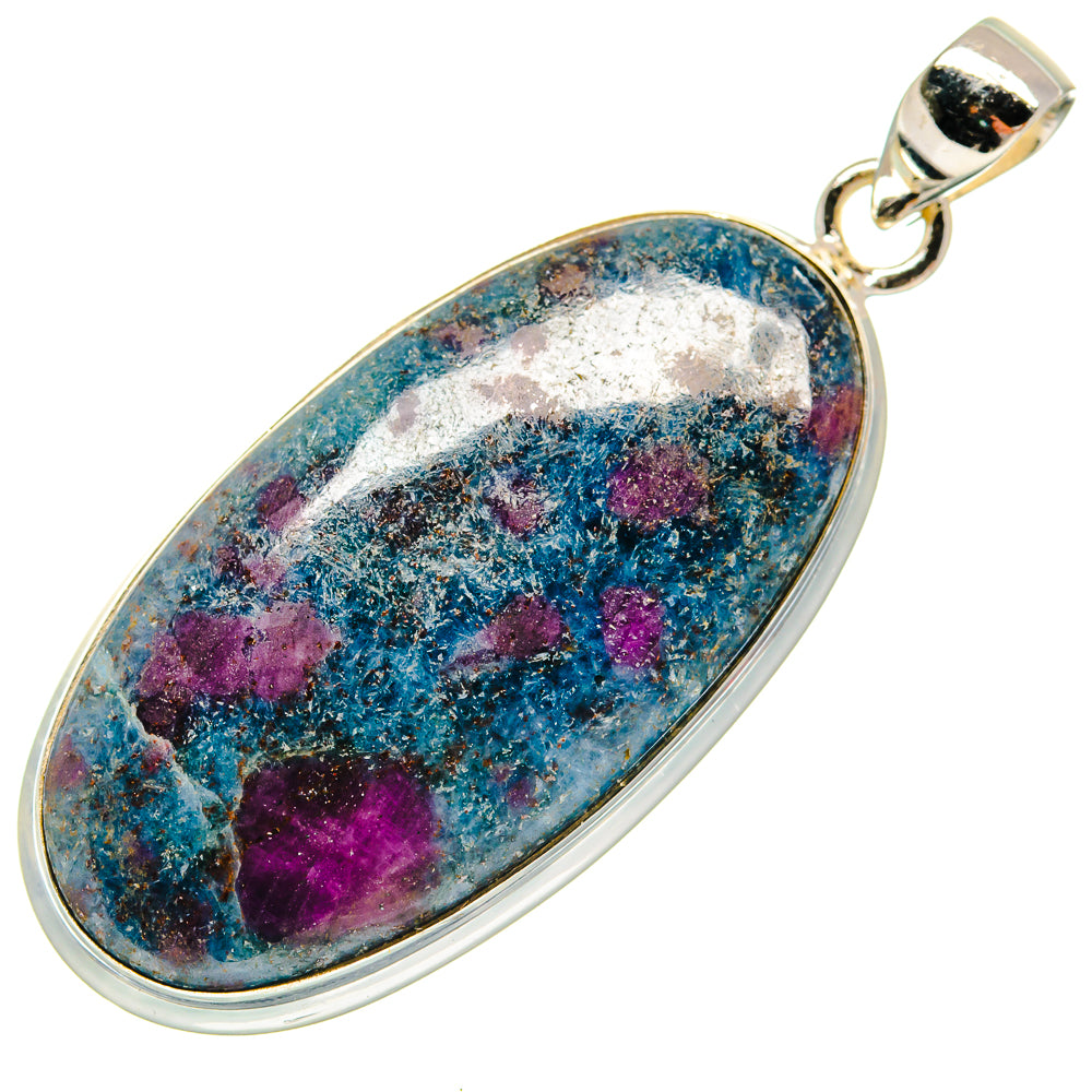 Ruby Fuchsite Pendants handcrafted by Anasilvercos - PD22525