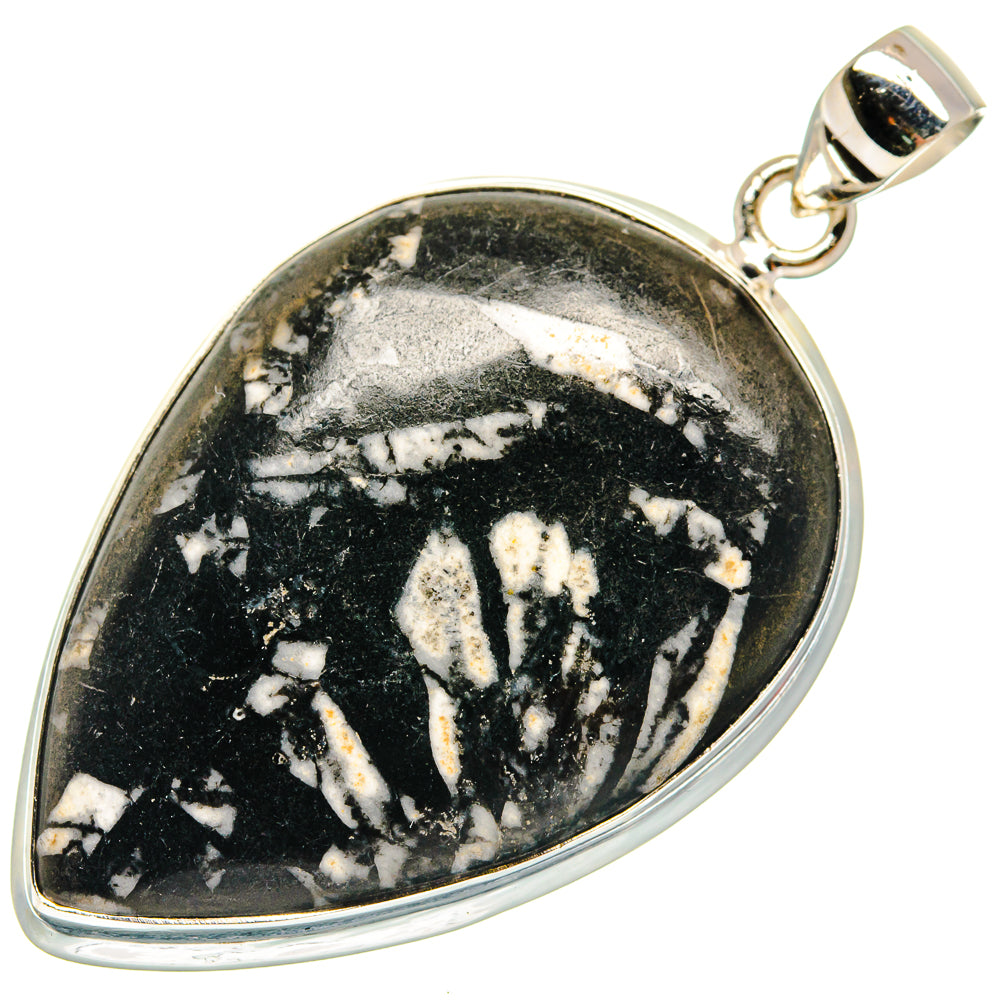 Chrysanthemum Stone Pendants handcrafted by Anasilvercos - PD22530 - Photo 2