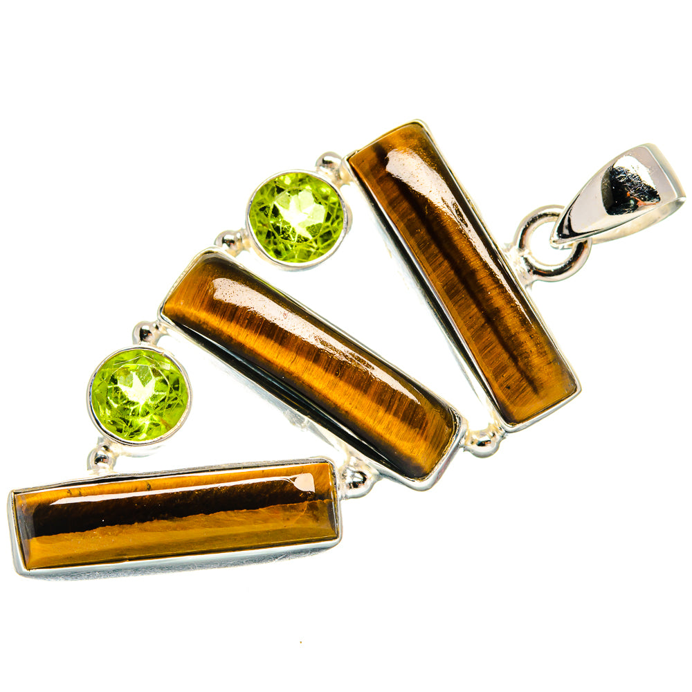 Tiger Eye Pendants handcrafted by Anasilvercos - PD22542 - Photo 2