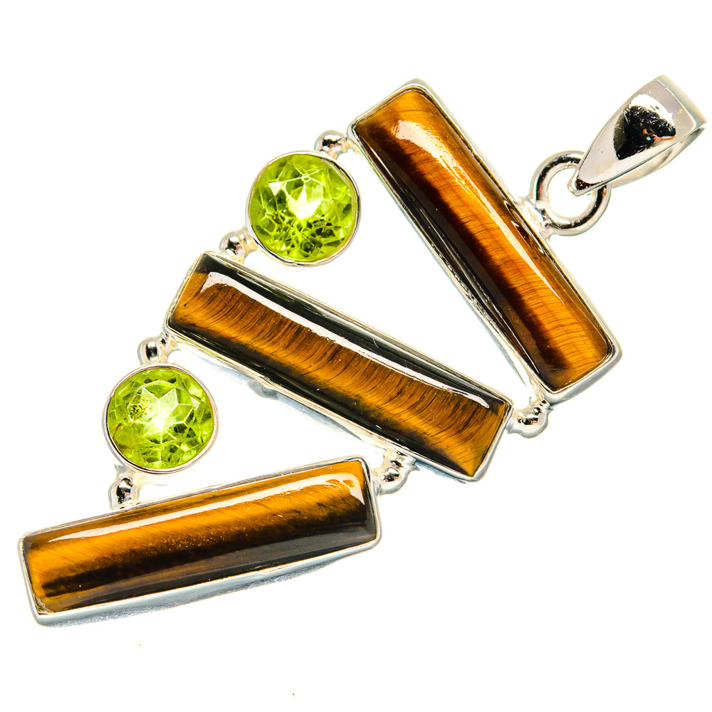 Tiger Eye Pendants handcrafted by Anasilvercos - PD22543 - Photo 2