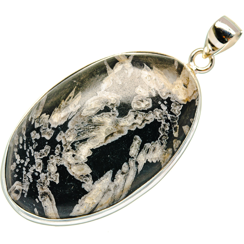 Chrysanthemum Stone Pendants handcrafted by Anasilvercos - PD22550 - Photo 2