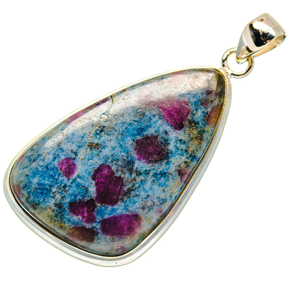 Ruby Fuchsite Pendants handcrafted by Anasilvercos - PD22556 - Photo 2