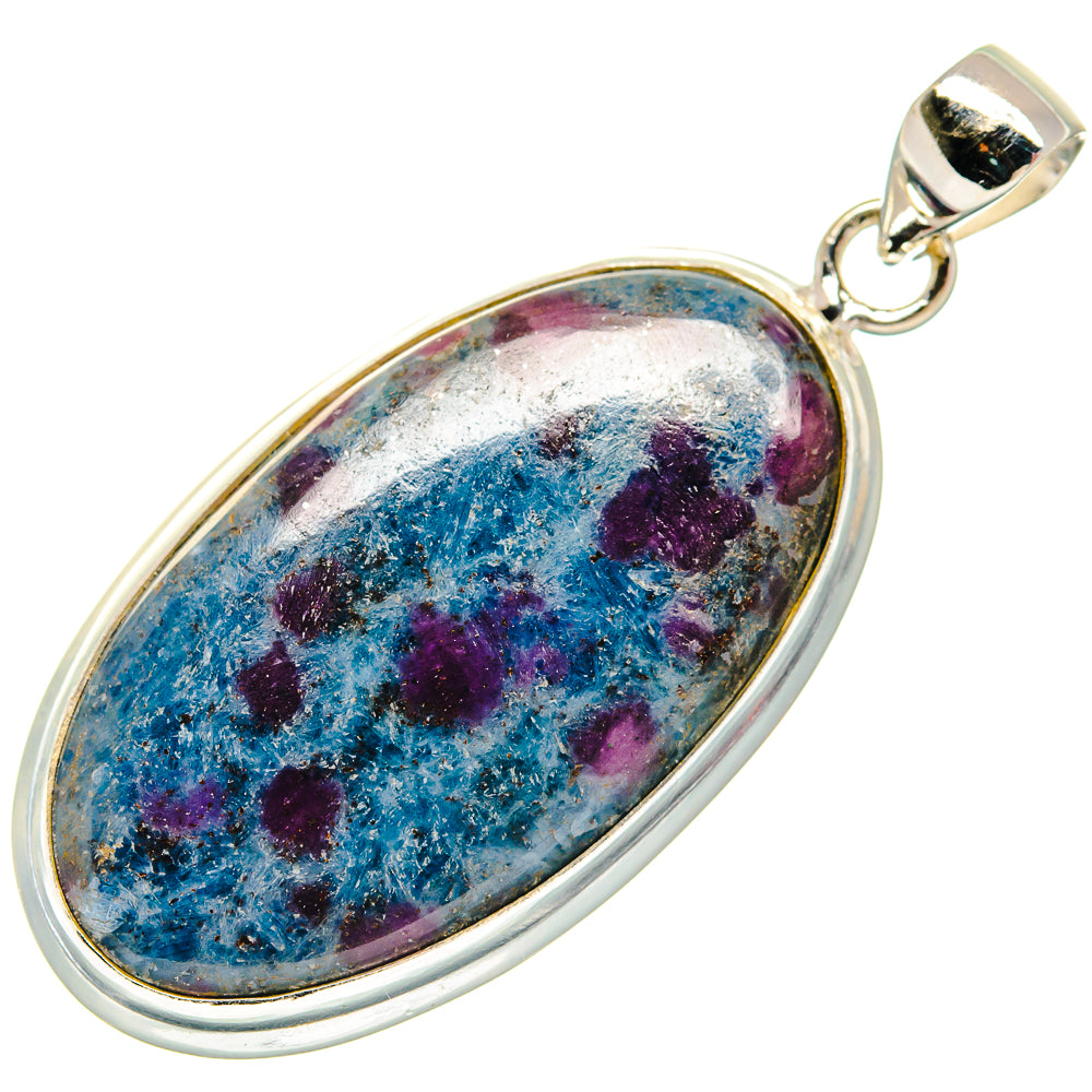 Ruby Fuchsite Pendants handcrafted by Anasilvercos - PD22566 - Photo 2