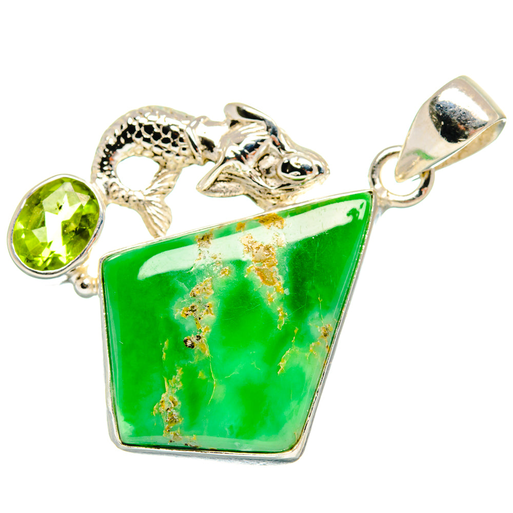 Gaspeite Pendants handcrafted by Anasilvercos - PD22577 - Photo 2