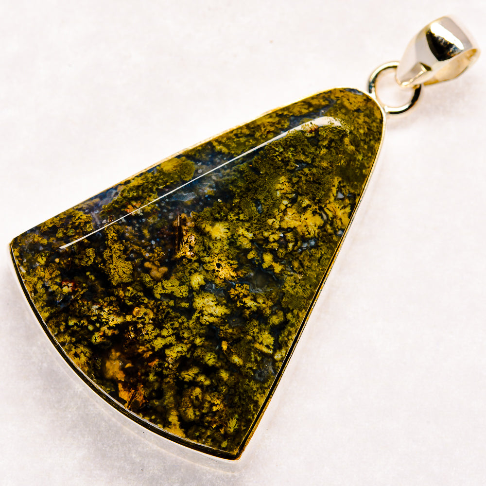 Indonesian Plume Agate Pendants handcrafted by Anasilvercos - PD22587 - Photo 2