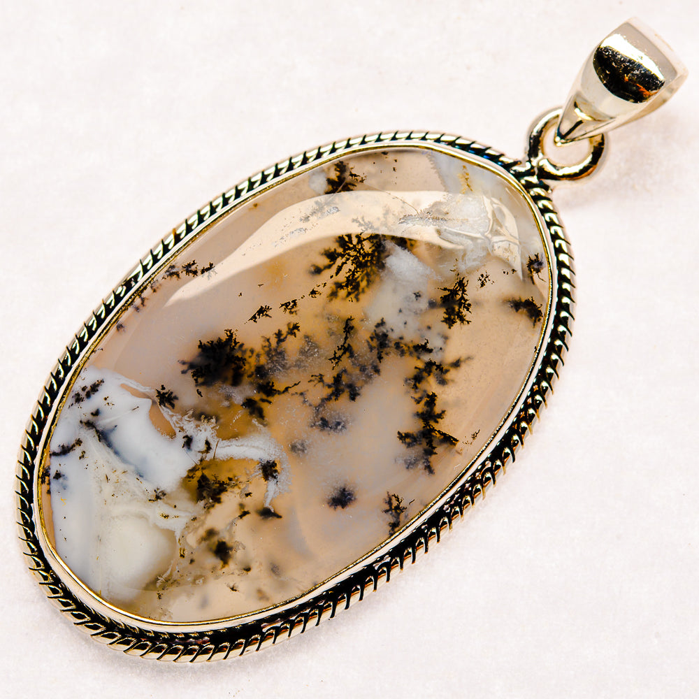 Dendritic Opal Pendants handcrafted by Anasilvercos - PD22593 - Photo 2