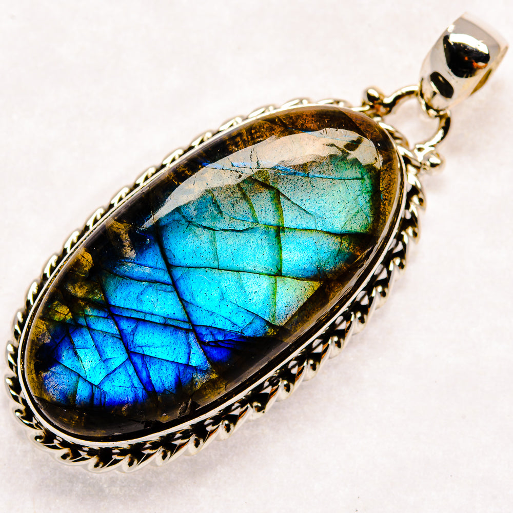 Labradorite Pendants handcrafted by Anasilvercos - PD22605 - Photo 2
