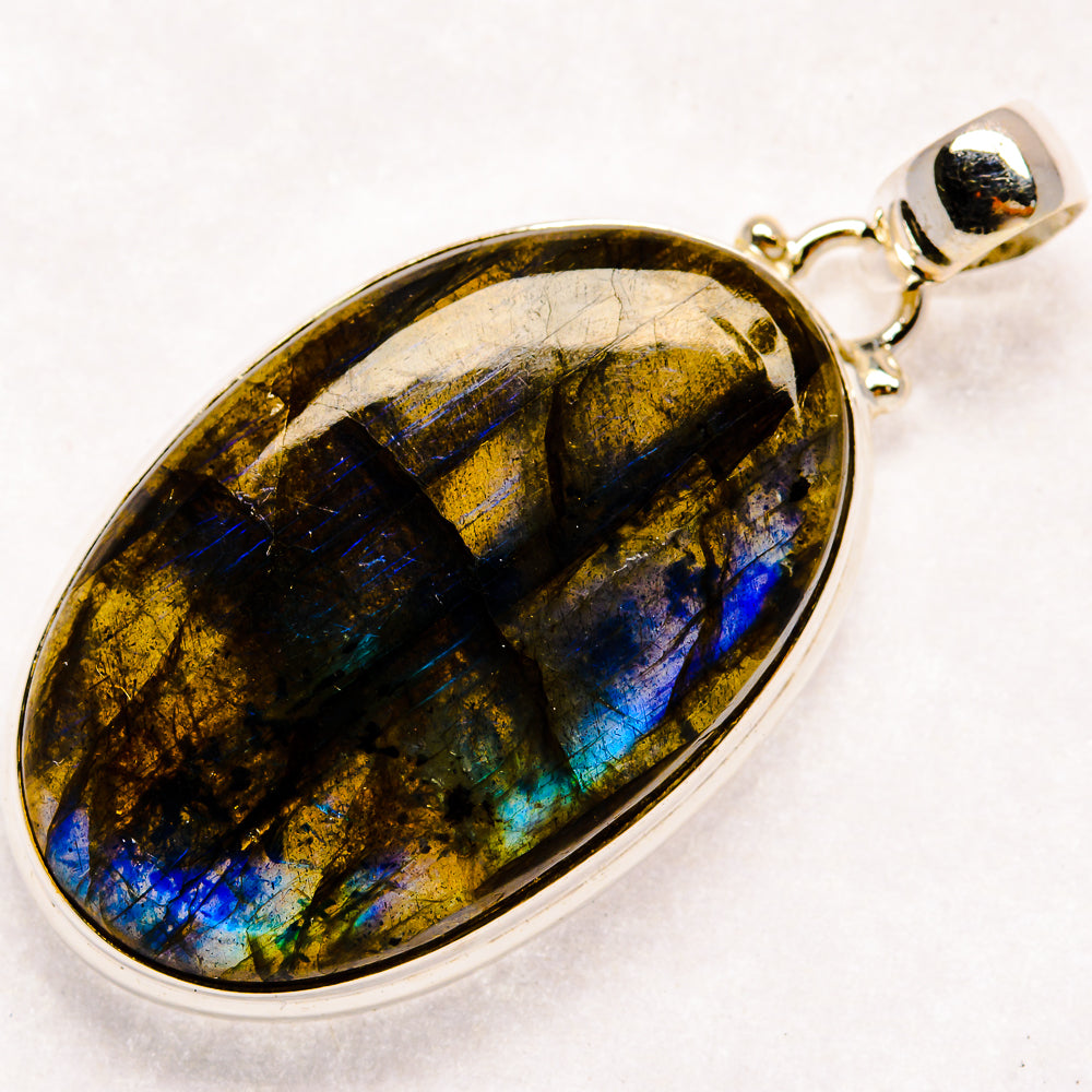 Labradorite Pendants handcrafted by Anasilvercos - PD22616 - Photo 2