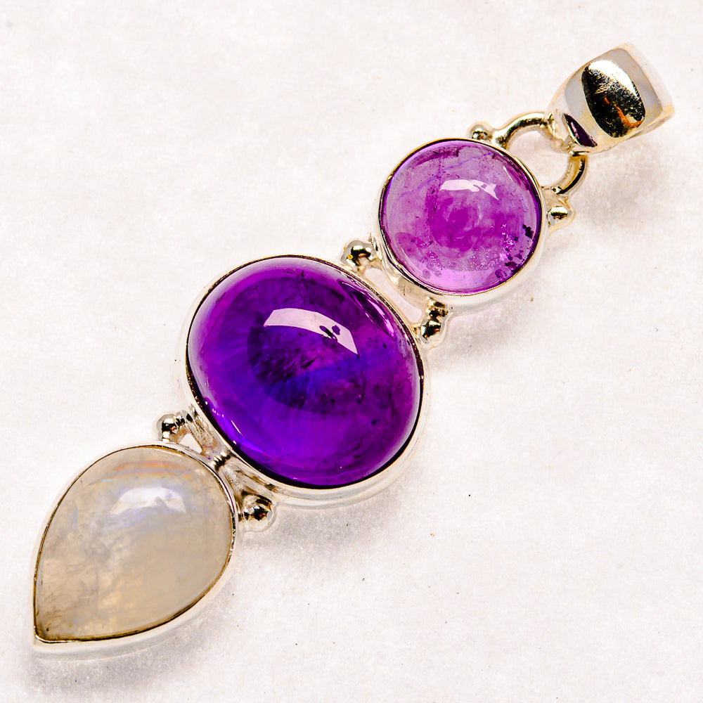 Amethyst Pendants handcrafted by Anasilvercos - PD22635 - Photo 2