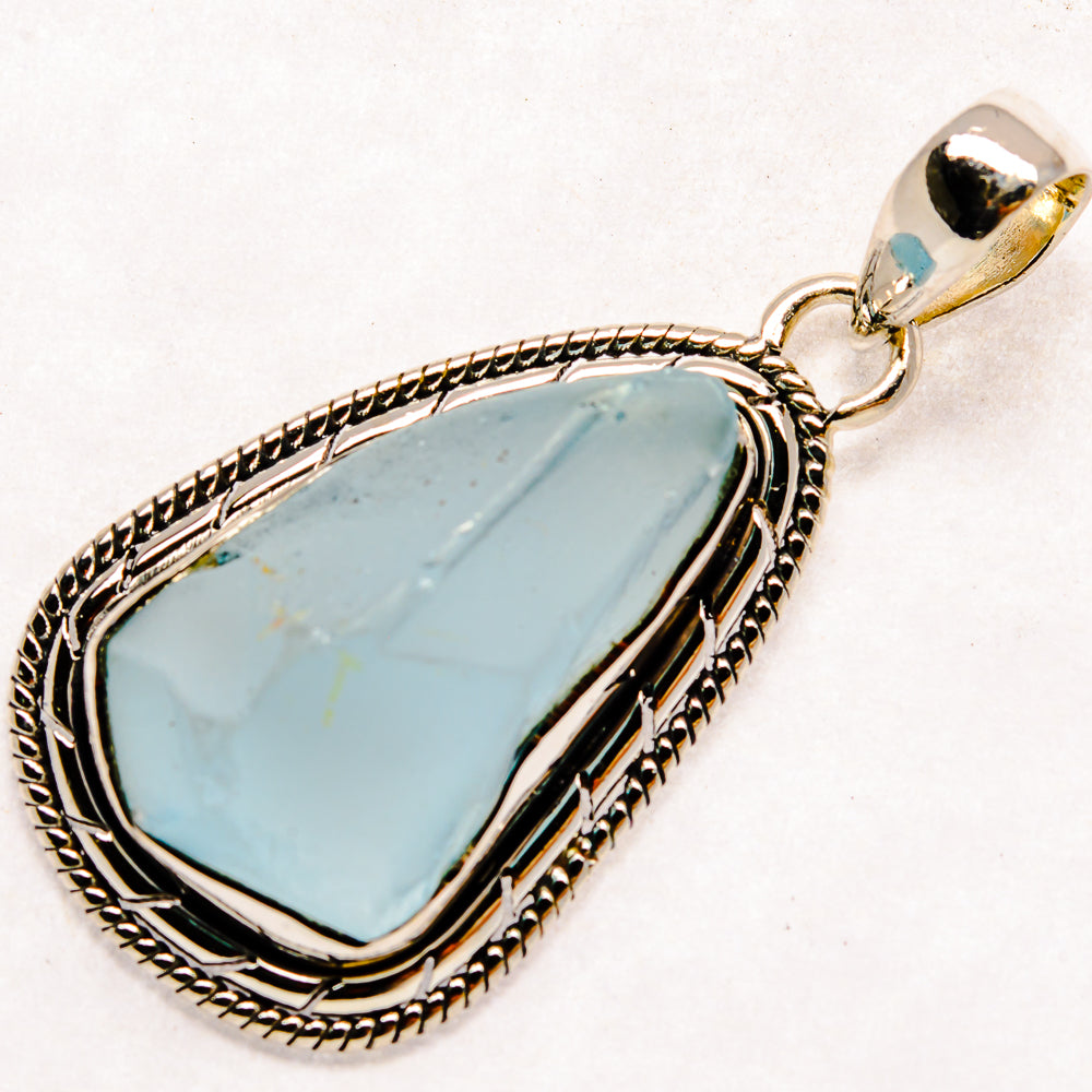 Aquamarine Pendants handcrafted by Anasilvercos - PD22662 - Photo 2