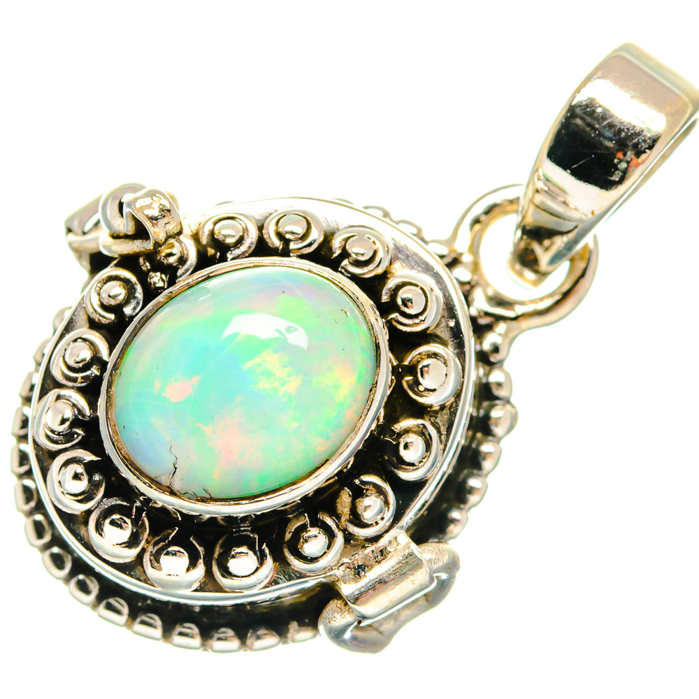 Ethiopian Opal Pendants handcrafted by Anasilvercos - PD22676 - Photo 2
