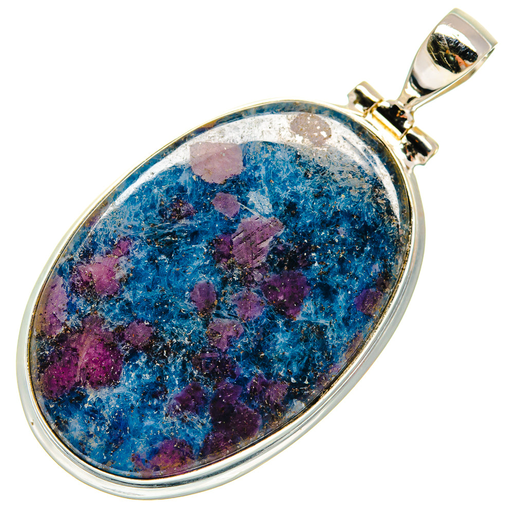 Ruby Fuchsite Pendants handcrafted by Anasilvercos - PD22694