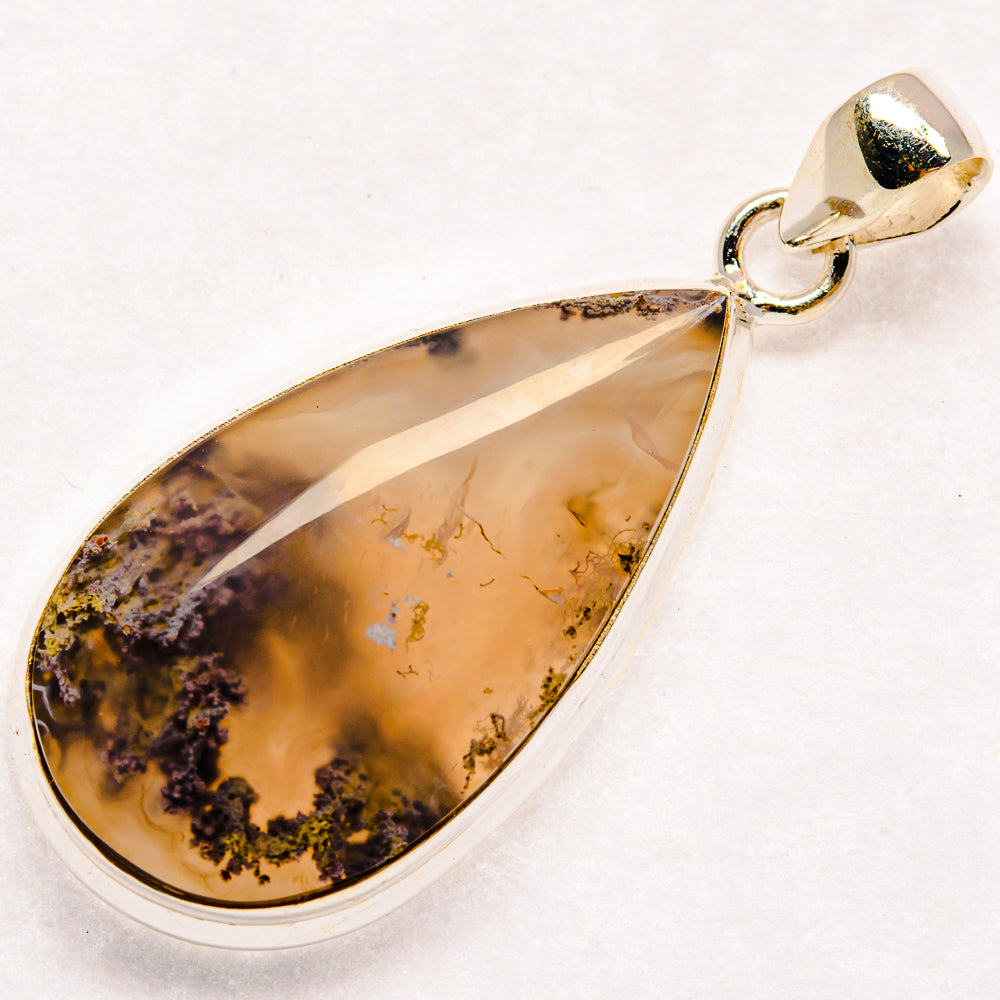 Indonesian Plume Agate Pendants handcrafted by Anasilvercos - PD22727 - Photo 2