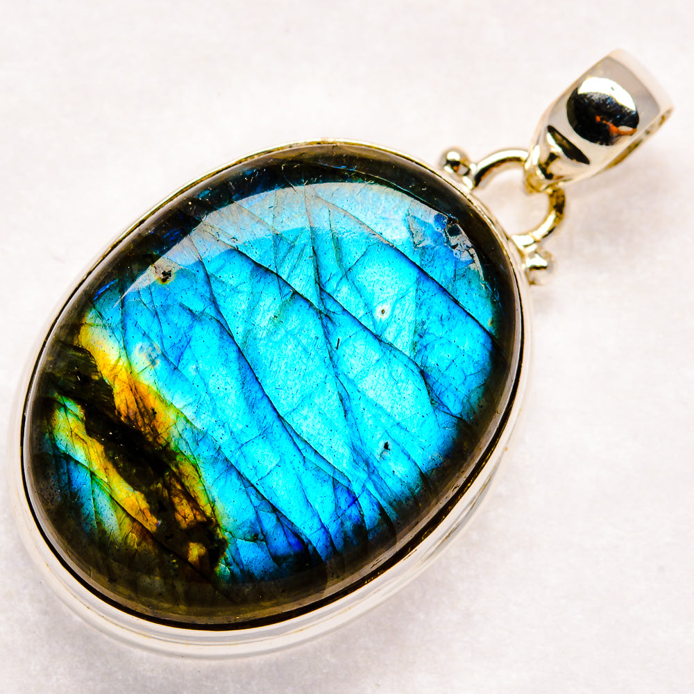 Labradorite Pendants handcrafted by Anasilvercos - PD22733 - Photo 2
