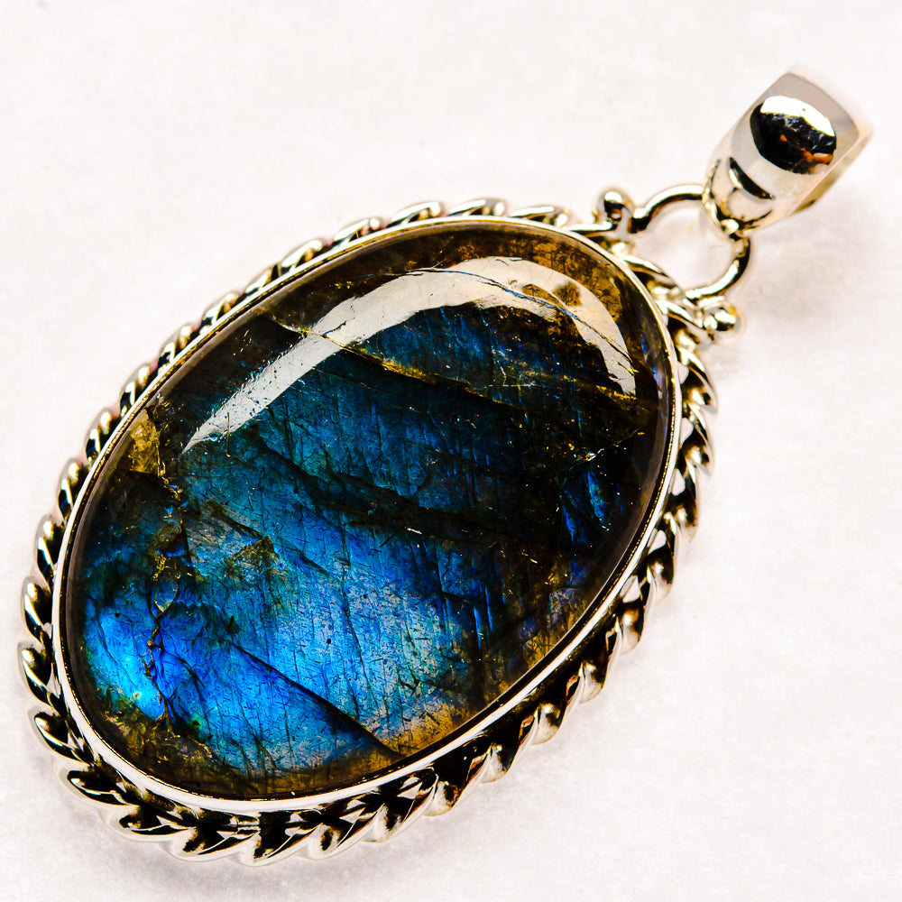 Labradorite Pendants handcrafted by Anasilvercos - PD22734 - Photo 2