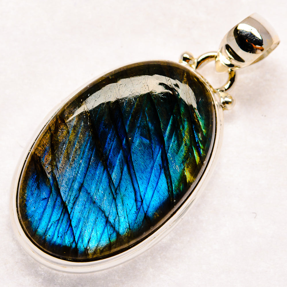 Labradorite Pendants handcrafted by Anasilvercos - PD22738 - Photo 2