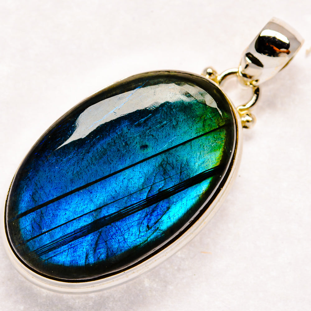 Labradorite Pendants handcrafted by Anasilvercos - PD22739 - Photo 2