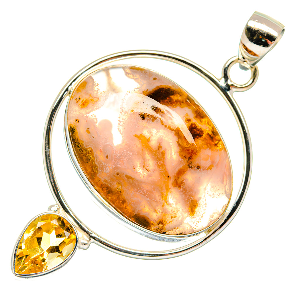 Plume Agate Pendants handcrafted by Anasilvercos - PD22770 - Photo 2