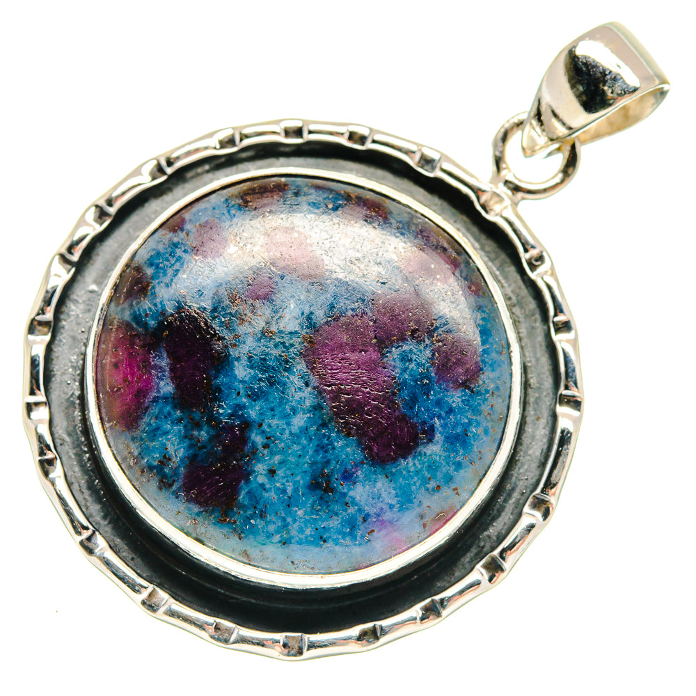 Ruby Fuchsite Pendants handcrafted by Anasilvercos - PD22775 - Photo 2
