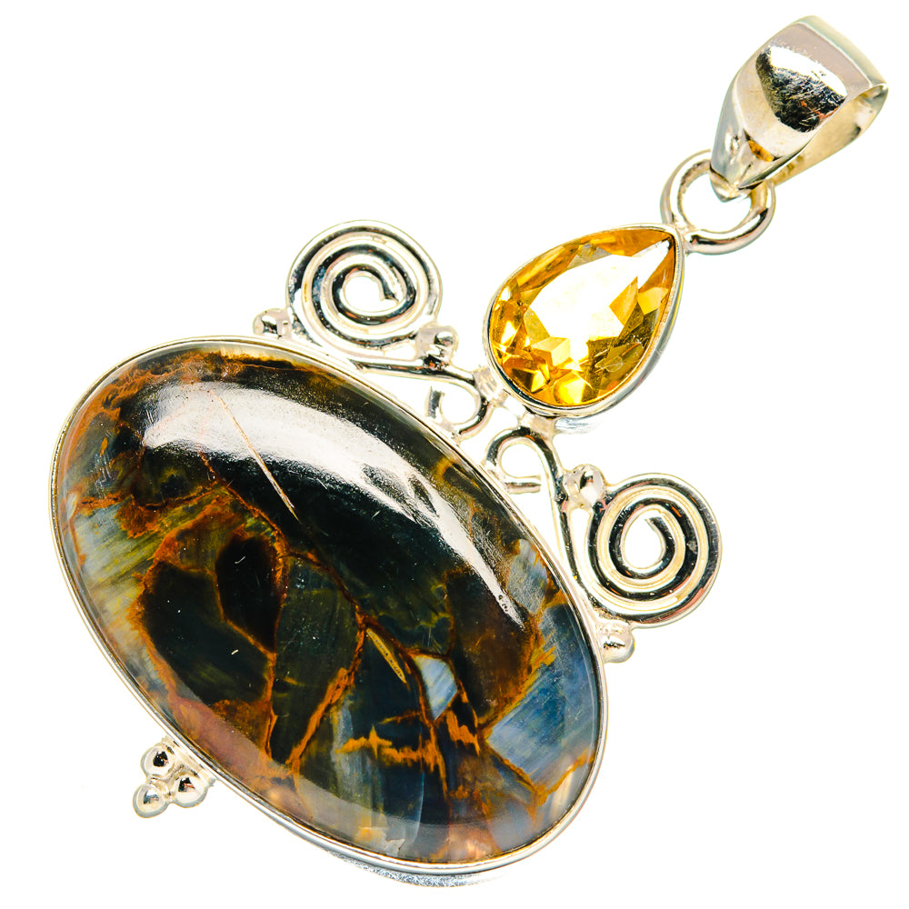 Pietersite Pendants handcrafted by Anasilvercos - PD22784 - Photo 2