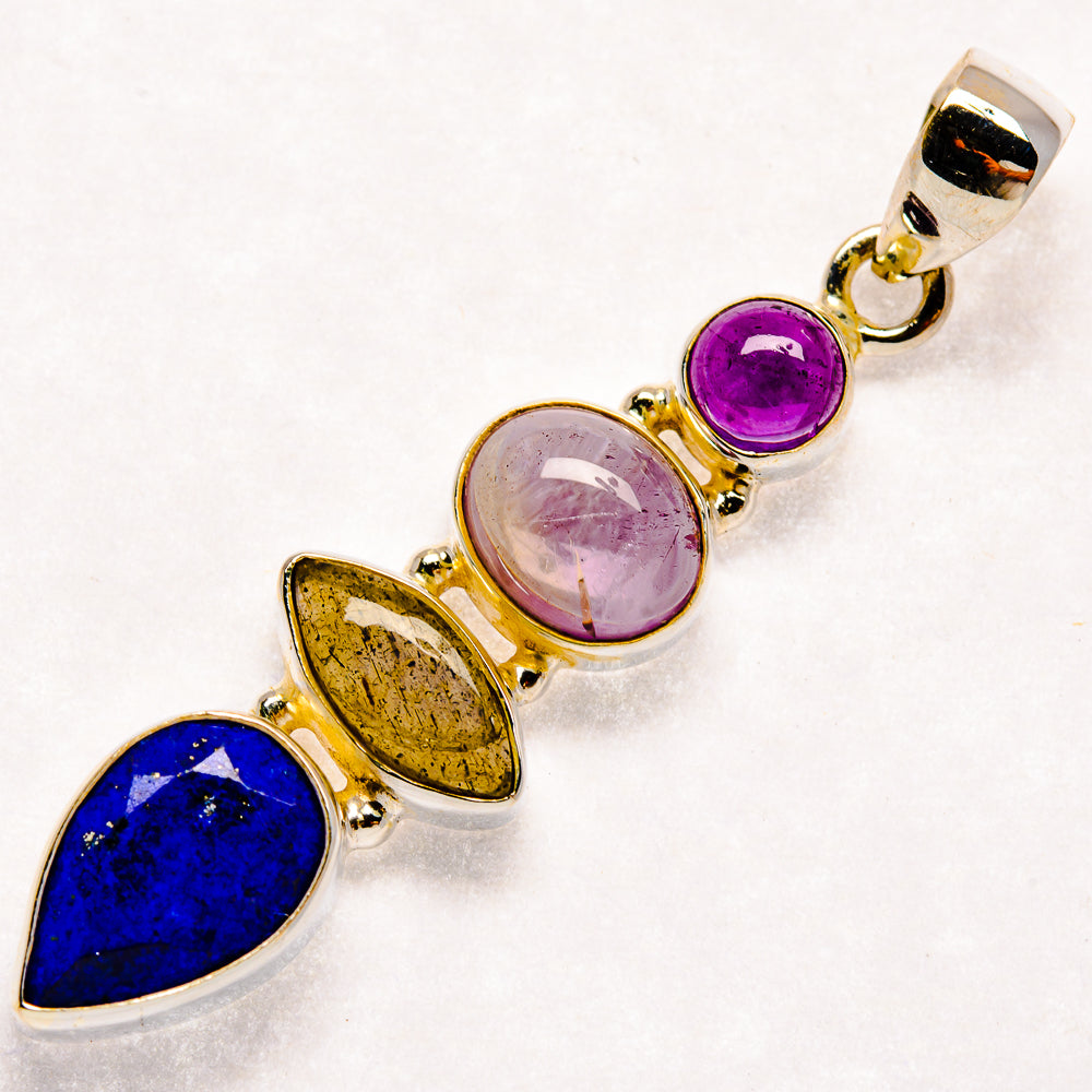Lapis Lazuli Pendants handcrafted by Anasilvercos - PD22795 - Photo 2