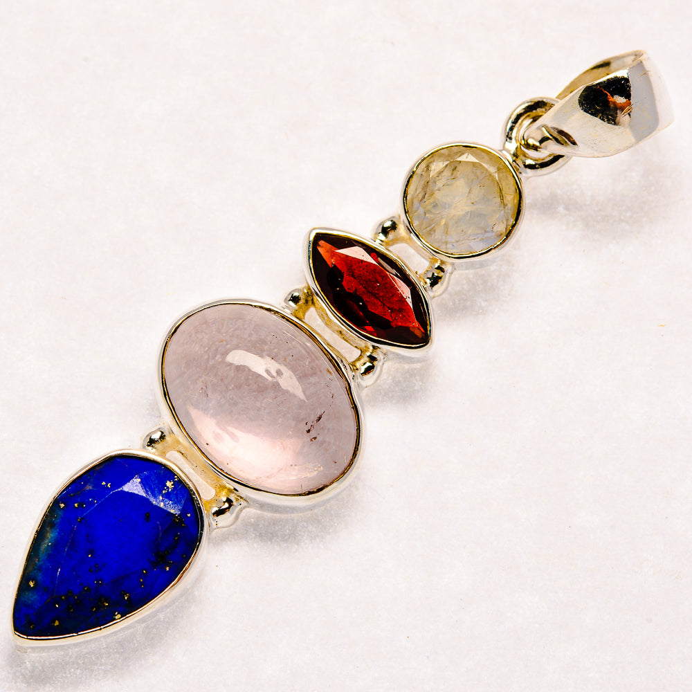 Lapis Lazuli Pendants handcrafted by Anasilvercos - PD22796 - Photo 2