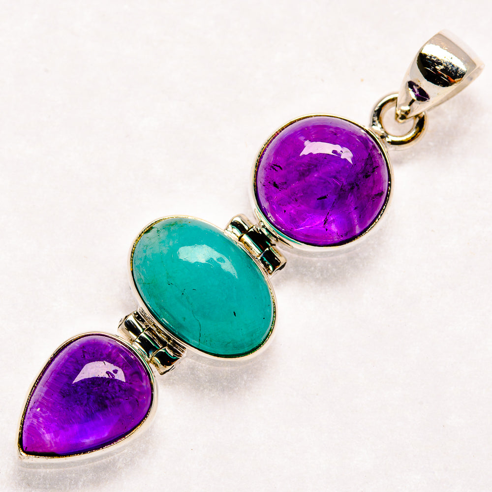 Smithsonite Pendants handcrafted by Anasilvercos - PD22802 - Photo 2