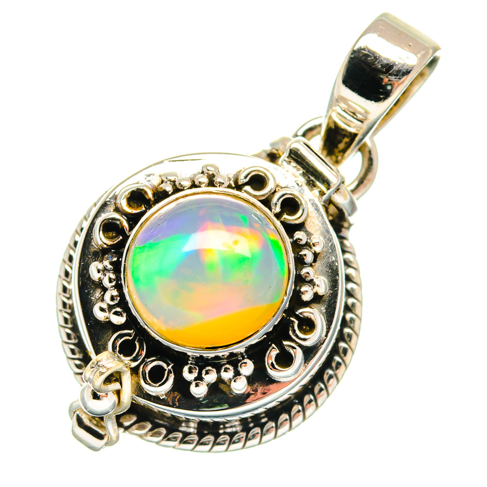 Ethiopian Opal Pendants handcrafted by Anasilvercos - PD22813 - Photo 2