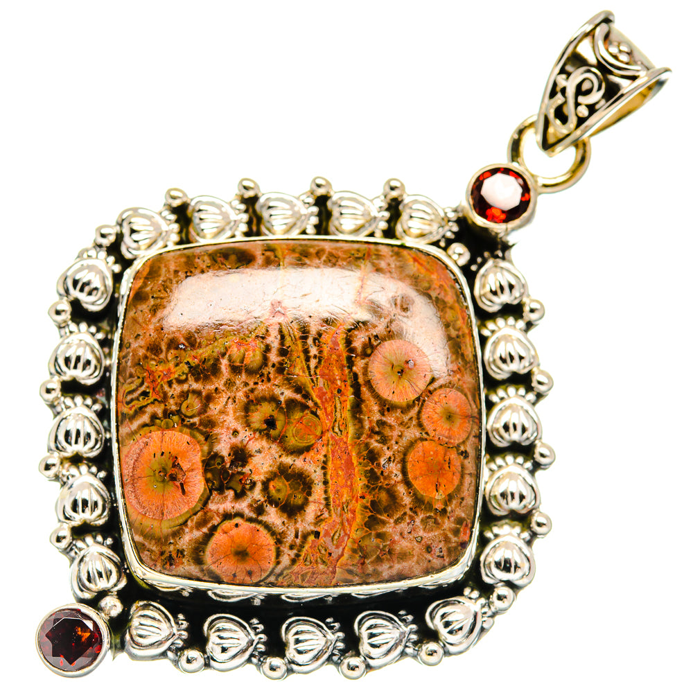 Poppy Jasper Pendants handcrafted by Anasilvercos - PD22826 - Photo 2