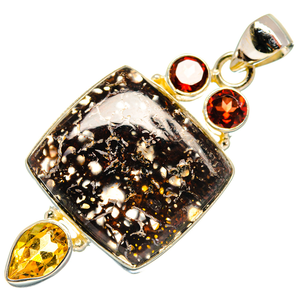 Tube Agate Pendants handcrafted by Anasilvercos - PD22829 - Photo 2