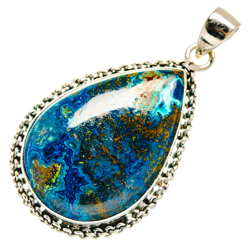 Azurite Pendants handcrafted by Anasilvercos - PD22836 - Photo 2