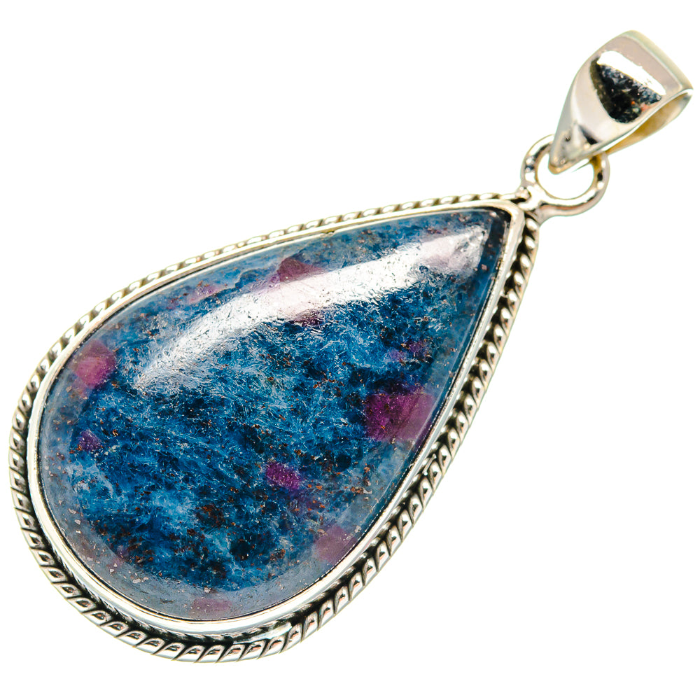 Ruby Fuchsite Pendants handcrafted by Anasilvercos - PD22856 - Photo 2