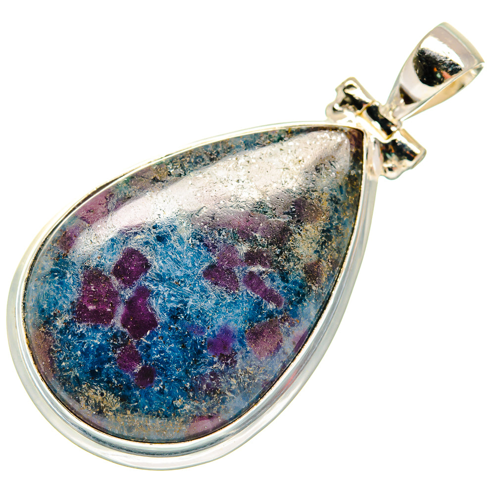 Ruby Fuchsite Pendants handcrafted by Anasilvercos - PD22857 - Photo 2