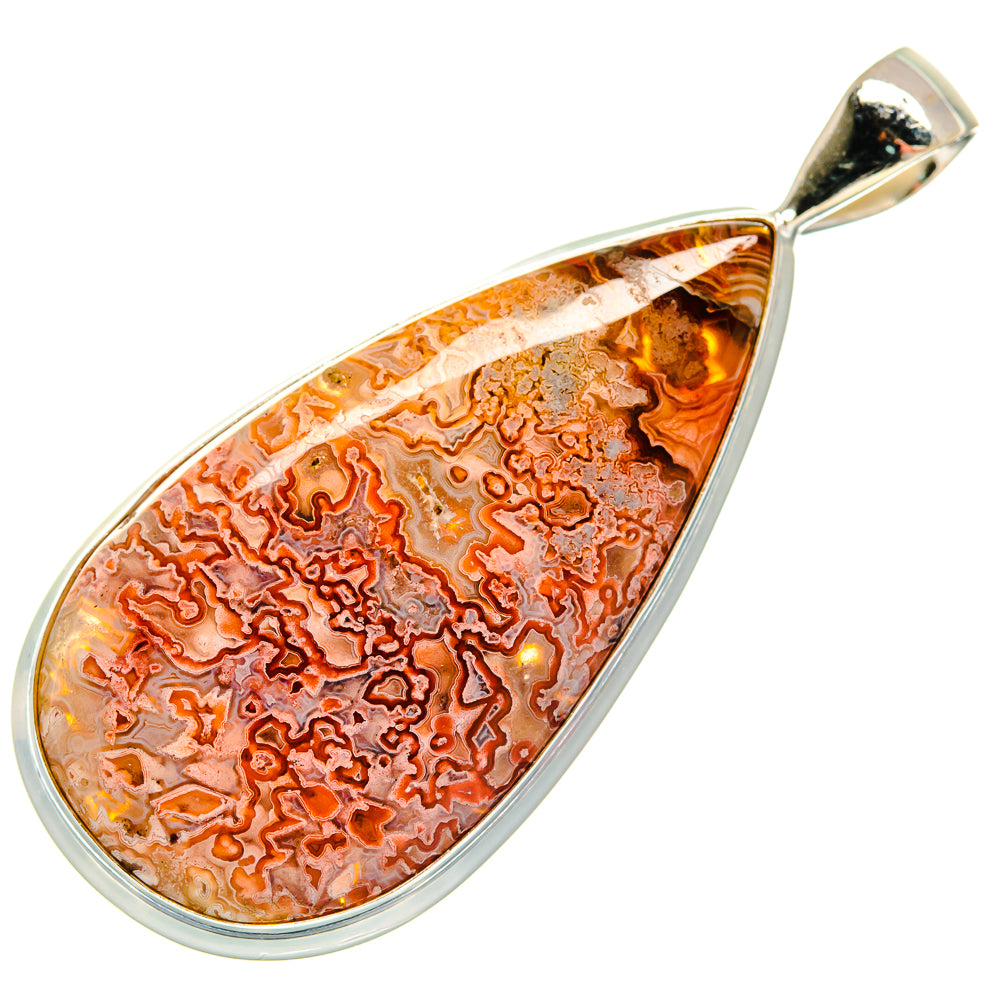Crazy Lace Agate Pendants handcrafted by Anasilvercos - PD22863 - Photo 2