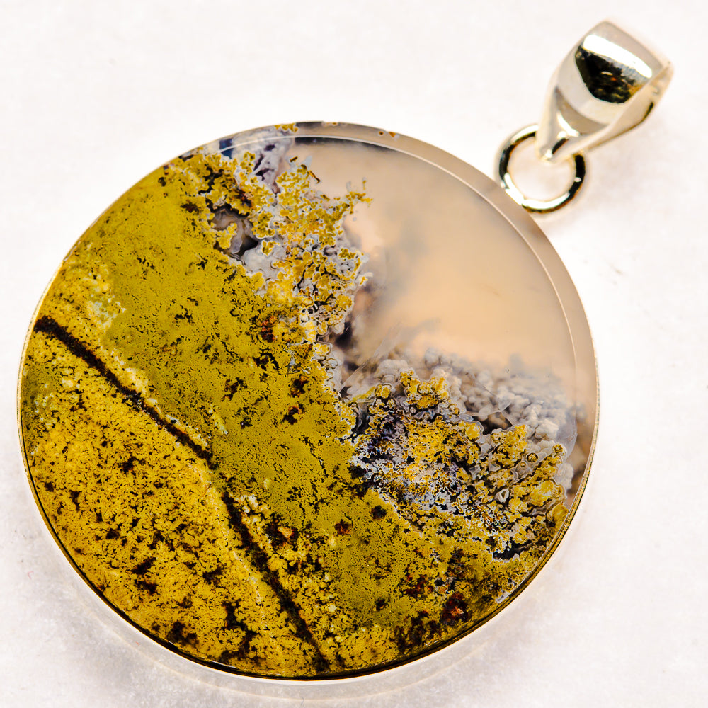 Indonesian Plume Agate Pendants handcrafted by Anasilvercos - PD22909 - Photo 2