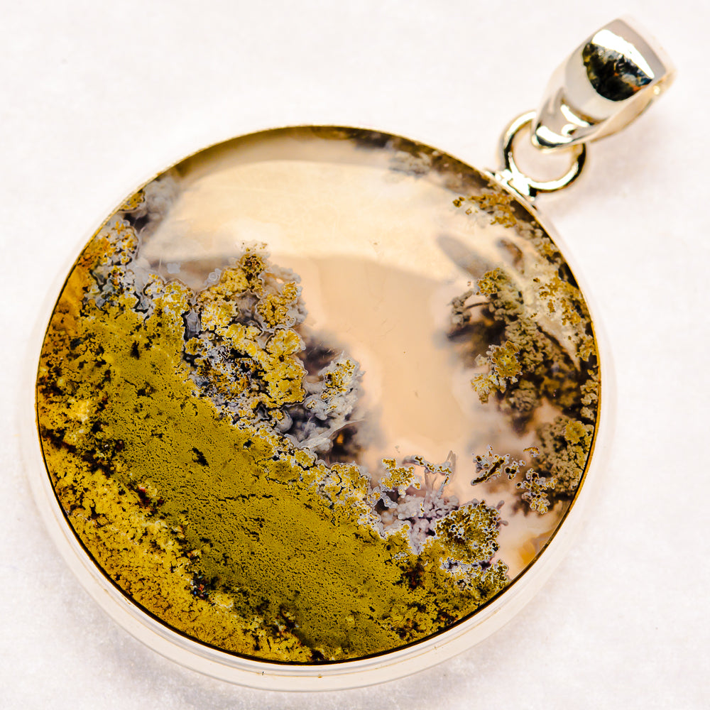 Indonesian Plume Agate Pendants handcrafted by Anasilvercos - PD22911 - Photo 2