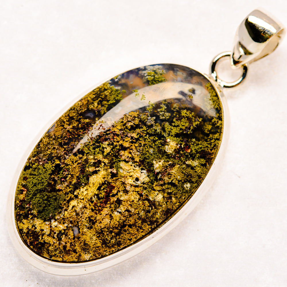 Indonesian Plume Agate Pendants handcrafted by Anasilvercos - PD22918 - Photo 2