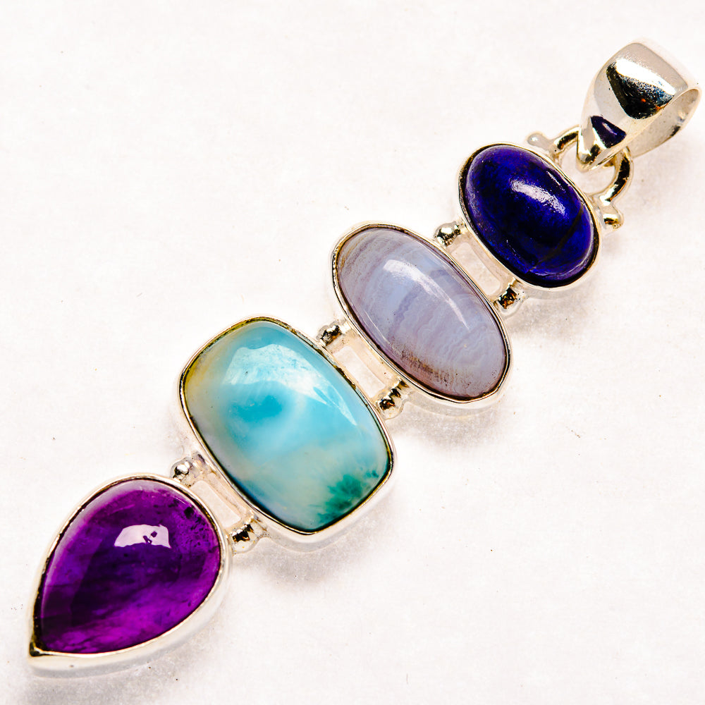 Larimar Pendants handcrafted by Anasilvercos - PD22928 - Photo 2