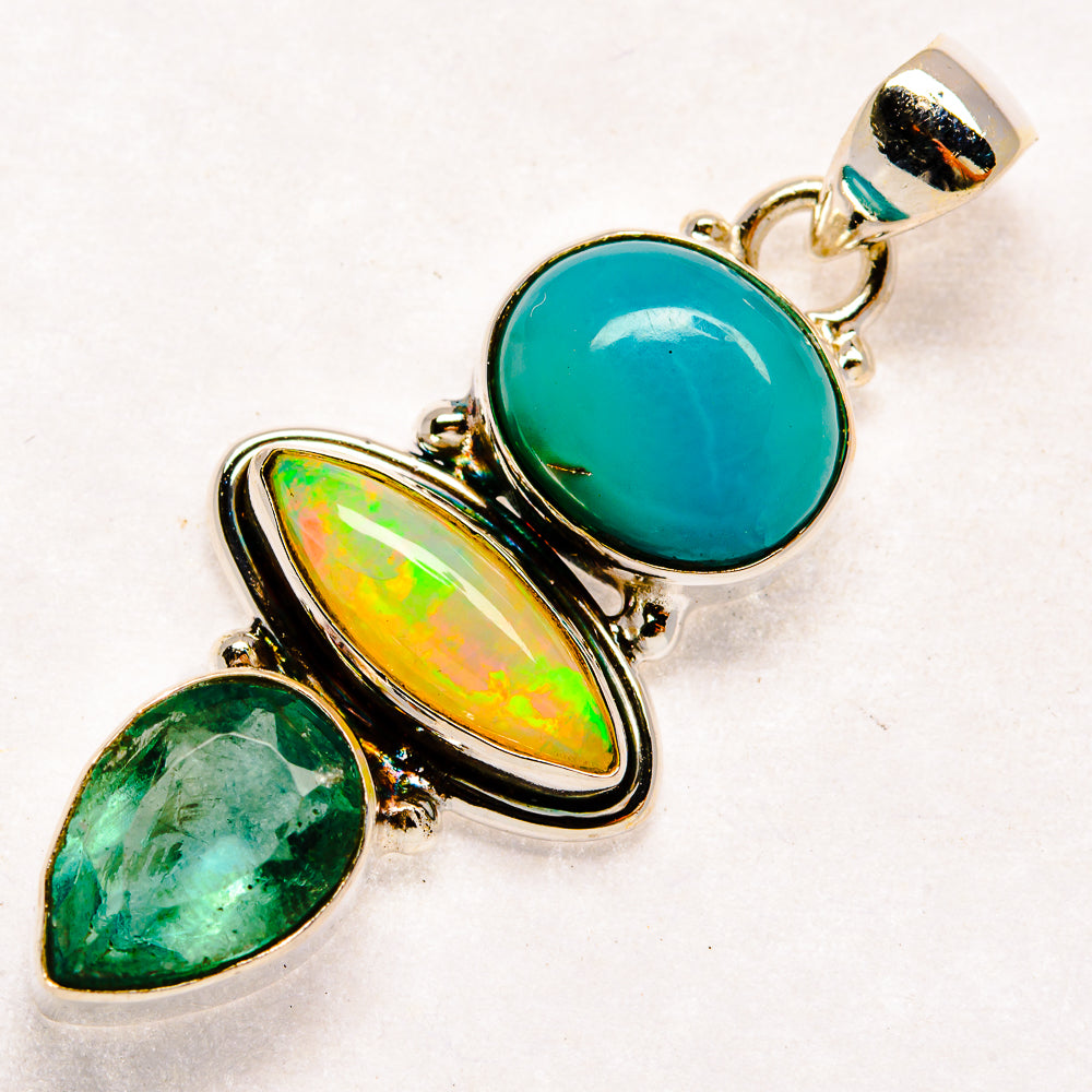 Larimar Pendants handcrafted by Anasilvercos - PD22943 - Photo 2