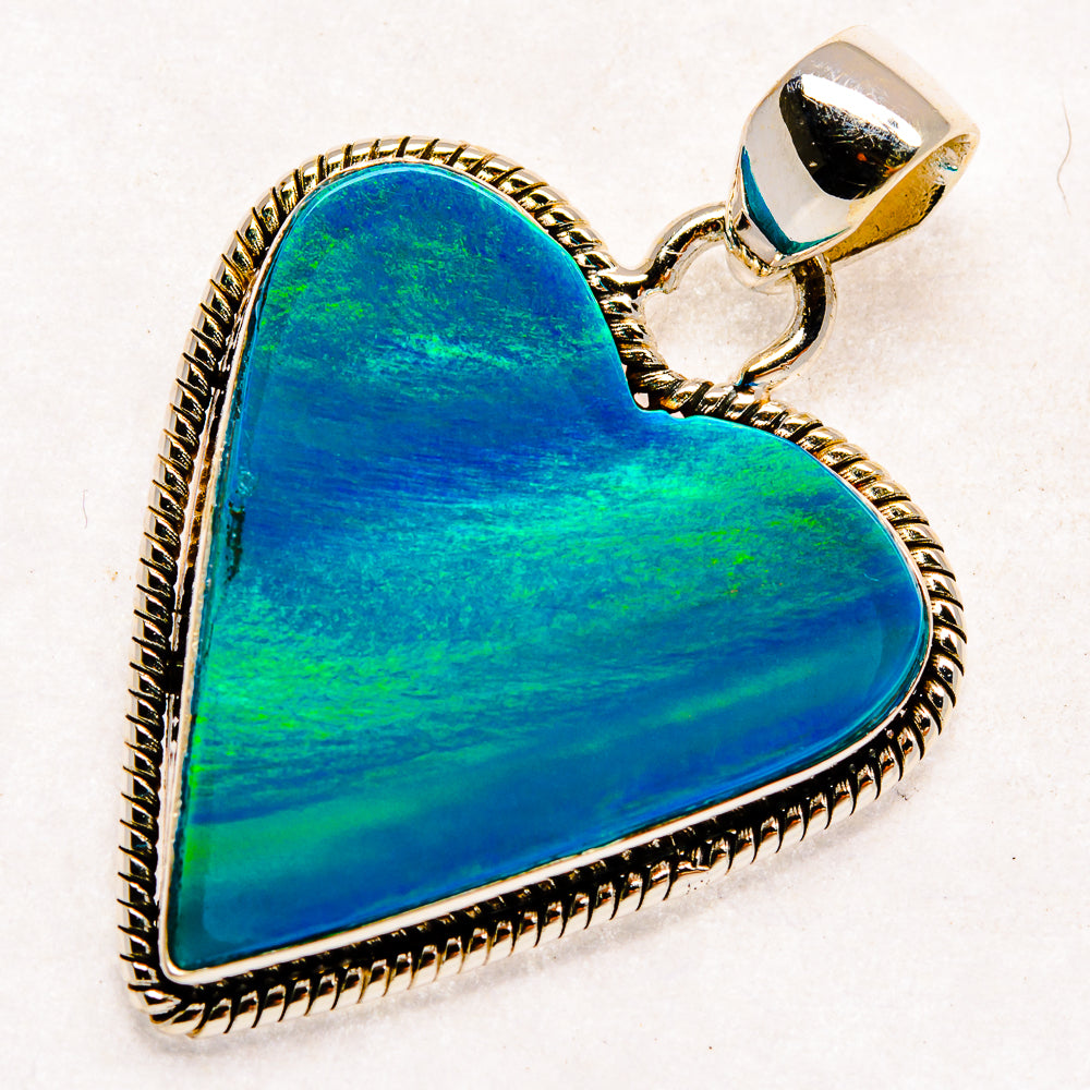 Aura Opal Pendants handcrafted by Anasilvercos - PD22952 - Photo 2