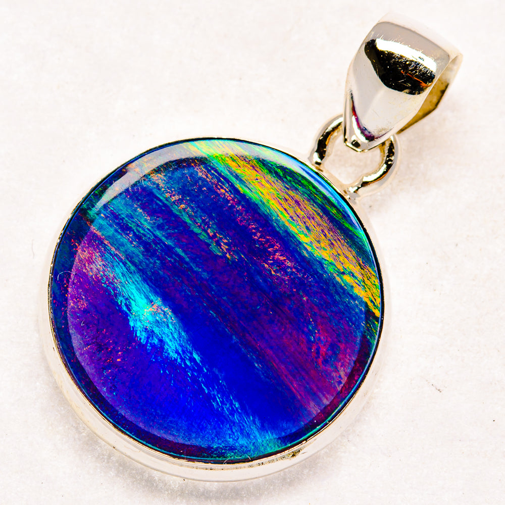 Aura Opal Pendants handcrafted by Anasilvercos - PD22953 - Photo 2
