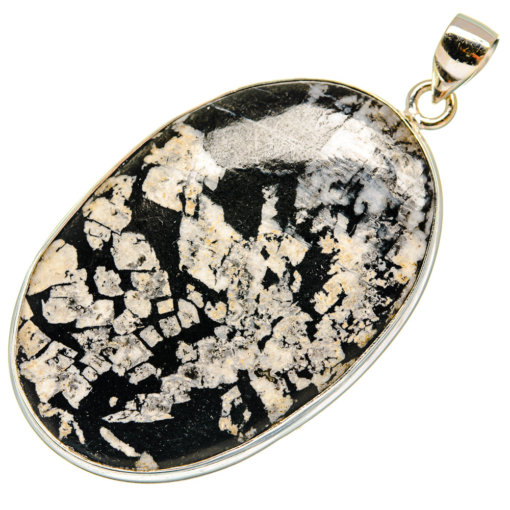 Chrysanthemum Stone Pendants handcrafted by Anasilvercos - PD22958 - Photo 2